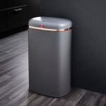 Tower T838010GRY Cavaletto Grey 58L Square Sensor Bin